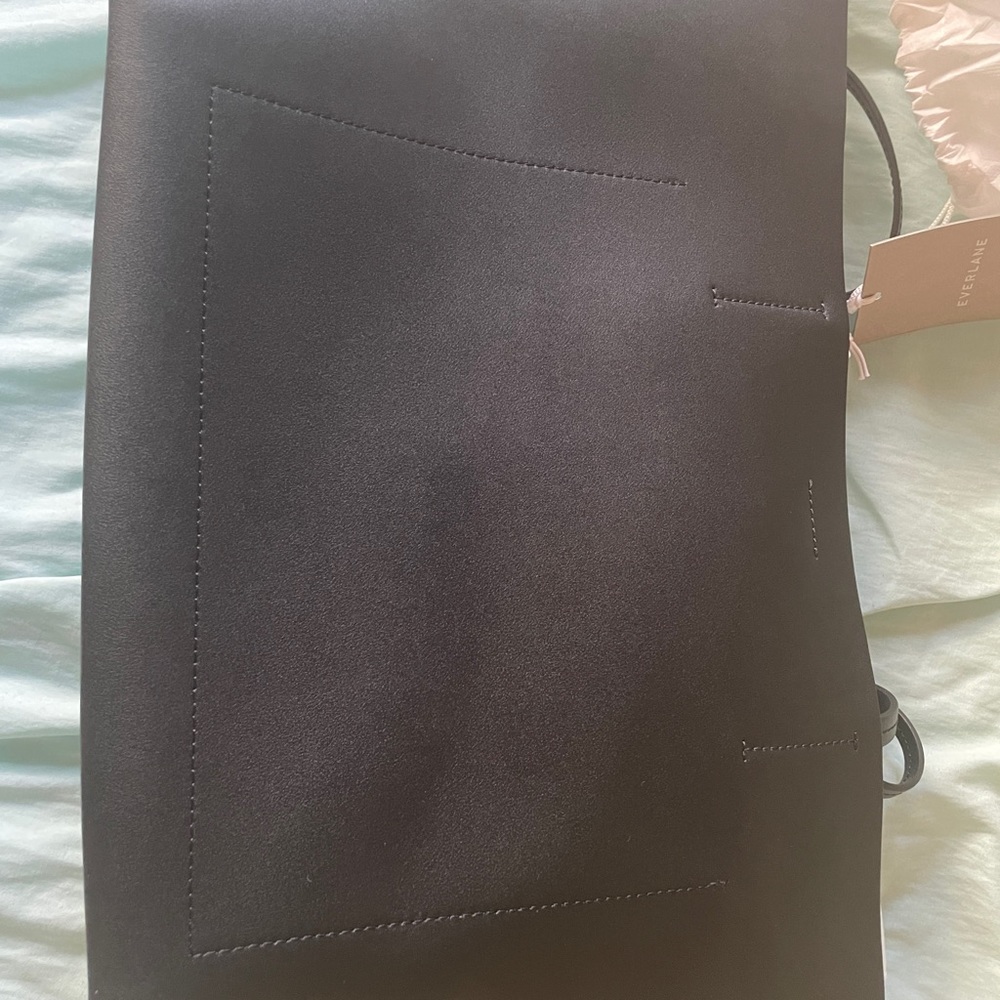 EVERLANE The Luxe Italian Leather Medium Tote black NEW